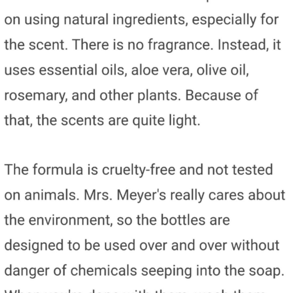 MRS MEYER'S PEPPERMINT HAND LOTION & SOAP SET. - Picture 2 of 6